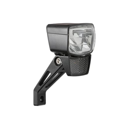 A black Axa NXT 60 Steady LED Dynamo Front Light