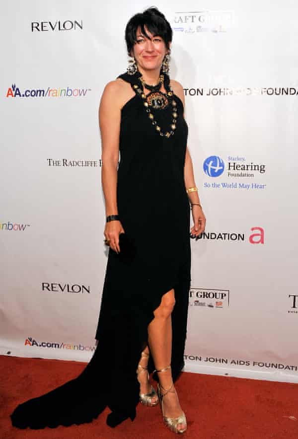 Ghislaine Maxwell attends the Elton John Aids Foundation’s benefit in New York City in 2010.