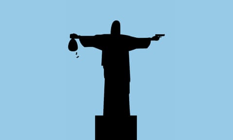 illustration for story about corruption in brazil