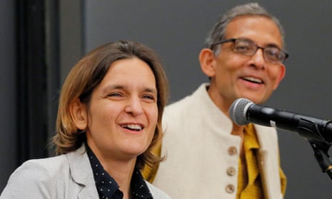 Banerjee and Duflo, two of the three winners of the 2019 Nobel Prize in Economics