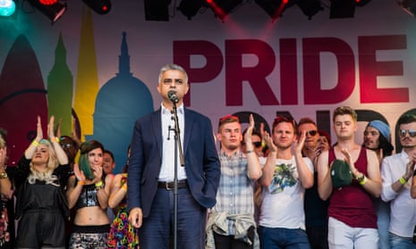 ‘Sadiq Khan has shown solidarity at the Pride march.’