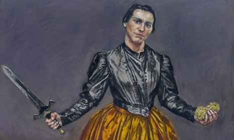 Threatened violence … detail of Angel, from the retrospective Paula Rego: Obedience and Defiance.