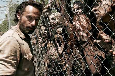 Stage break … Lincoln in The Walking Dead.