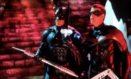 George Clooney and Chris O’Donnell in Batman & Robin