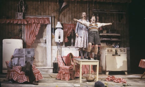 The ENO’s Hansel and Gretel in 1987. It was set in a suburban 1950s kitchen and was peopled by fantasy figures from the children’s imagination.