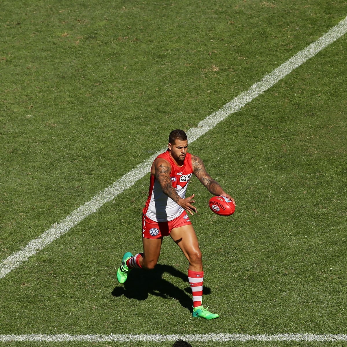 Eight Goal Lance Franklin Propels Swans To Win Over Brisbane Afl The Guardian
