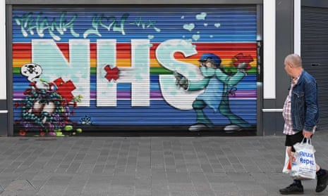 ‘Thank you NHS’ street art in Hull. 