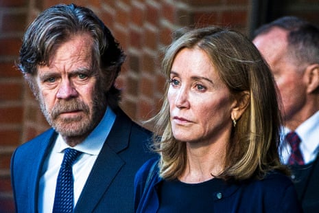Felicity Huffman and her husband William H Macy.
