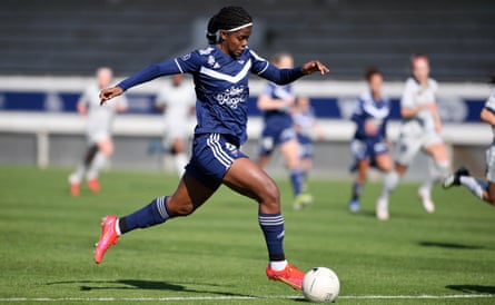 Khadija Shaw en action pour Bordeaux lors de la saison 2020-21.