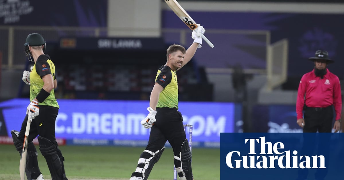 David Warner inspires Australia to thrash Sri Lanka at T20 World Cup