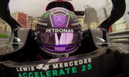 Lewis Hamilton de Formule 1 dans Drive to Survive de Netflix.