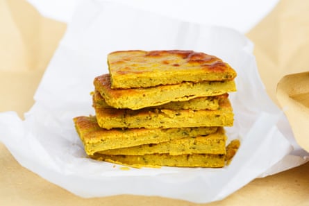 Farinata, which hails from Liguria on Italy’s Tyrrhenian coast.