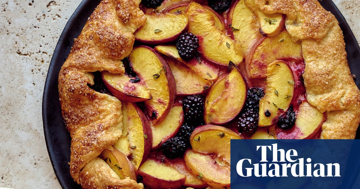 Helen Goh’s recipe for peach, blackberry, ricotta and thyme galette