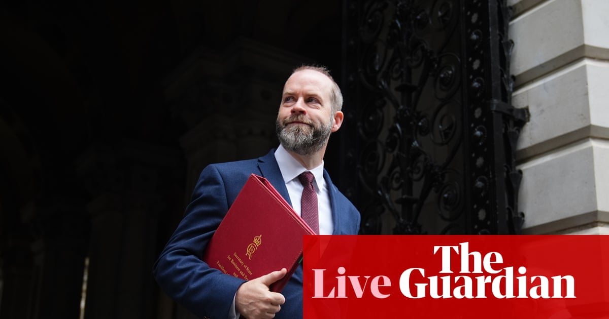 UK government ‘deeply committed’ to the recognition of Palestine as a state, says minister - UK politics live