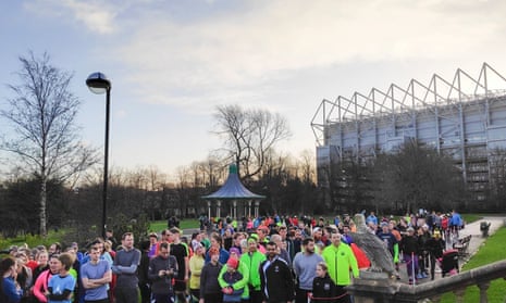 The start and finish of the 2020 Leaze Parkrun was outside St James’ Park.