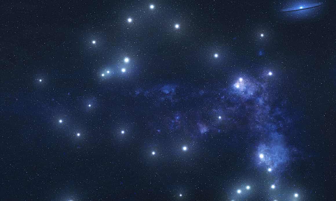 Stars in the night sky