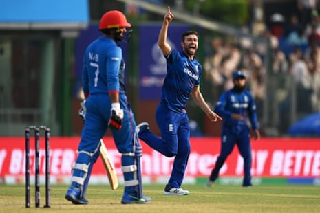 Afghanistan set England 285 to win: Cricket World Cup – dwell Specific Occasions 7 Mark Wood of England celebrates the wicket of Mohammad Nabi.