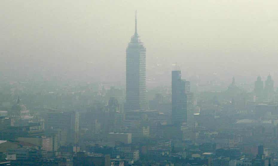 Mexico City has made significant improvements in its air quality since this smoggy day was captured in 2003.