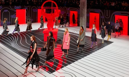 The Prada autumn/winter 2020 womenswear show in Milan last week.