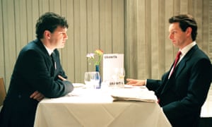 Tony Blair (Michael Sheen) and Gordon Brown (David Morrissey) in The Deal