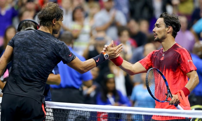 Rafael Nadal Cedes Two Set Lead For First Time In Shock Loss To Fabio Fognini Us Open 2015 The Guardian