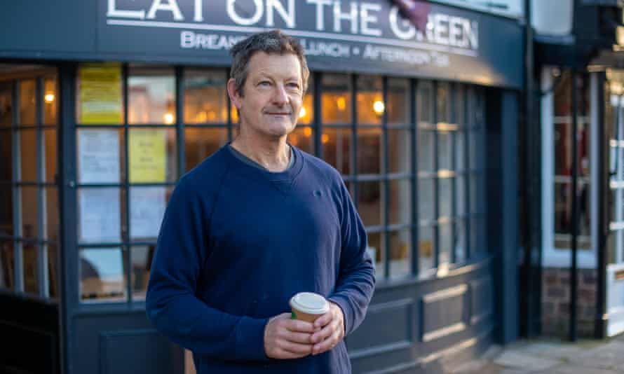 Ben Mangan, the owner of Eat on the Green in Exeter