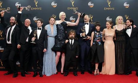 Members of the Game of Thrones cast at the Primetime Emmys in 2016