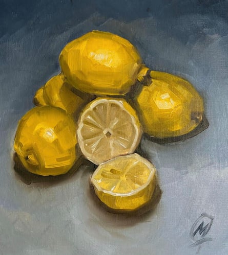 A painting of lemons by Mark Gatiss.