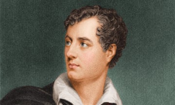 Colorized engraving shows a portrait of British poet and writer George Gordon, Lord Byron (1788 - 1824), early 1800s. (Photo by Stock Montage/Getty Images)