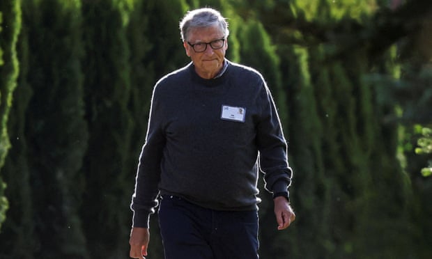 Bill Gates at the Allen and Co conference in Sun Valley, Idaho last weekend. ‘I have an obligation to return my resources to society,’ he said.