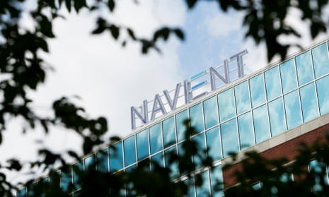 Navient's logo outside the headquarters in Wilmington, Delaware.