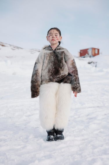 Between the Ice and Sky), 2024This striking portrait shows a young Inuit girl, Leona, shortly after taking part in an ancient seal hunting ritual in the Uummannaq Ice fjord in northwest Greenland. As Ciril Jazbec explains, ‘For Leona, this moment was a rare opportunity to witness and participate in a traditional way of life, a way of life that may soon be lost to the warming world.’ Through long-term documentary projects, the Slovenian photographer seeks to raise awareness of communities affected by the climate crisis