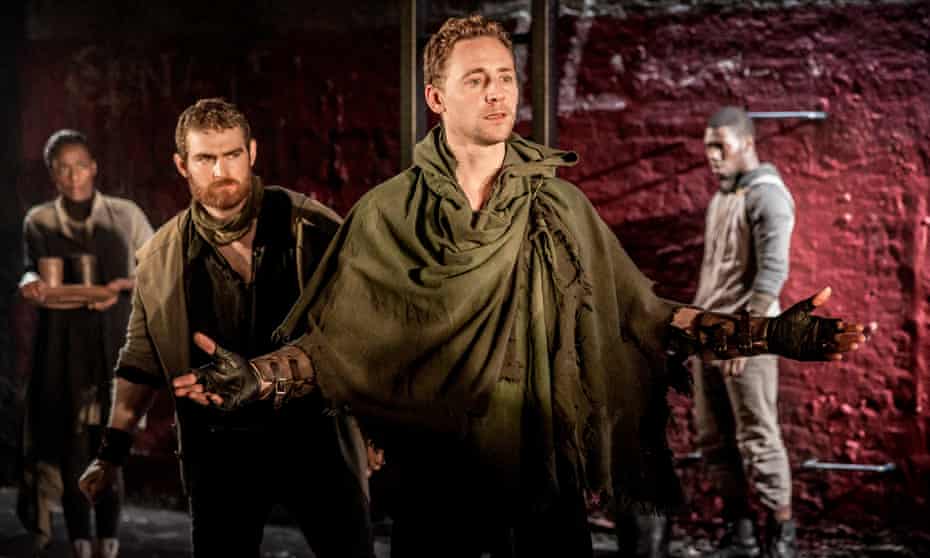 Tom Hiddleston as Coriolanus at the Donmar Warehouse in 2013.