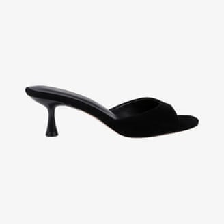 L'Agence Arleen kitten heel mules.