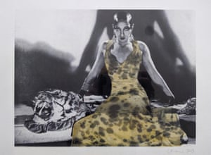 Chiquita for Josephine, a hand-coloured digital print by Laura Wilson, for sale as part of the Art Technician Emergency Fund.