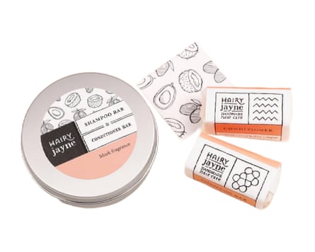 Hairy Jayne Shampoo bar and conditioner bar in a tin
