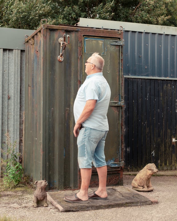 ‘I’ve lived here for 30 years’: Welsh shipping container resident faces eviction Gibbons outside the dwelling.