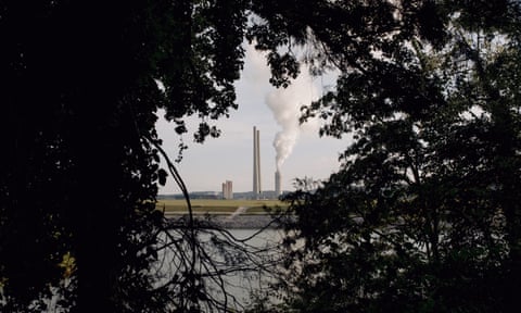 The Kingston fossil plant outside of Kingston, Tennessee, on 30 July 2020. The plant is owned by Tennessee Valley Authority.