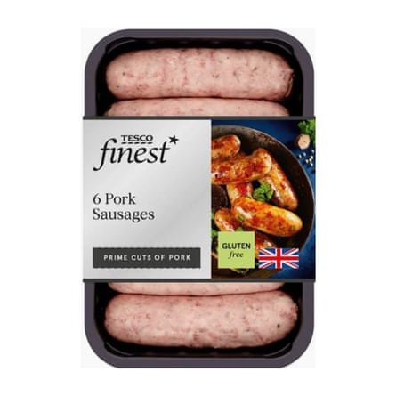 Tesco Finest 6 Pork Sausages 400G