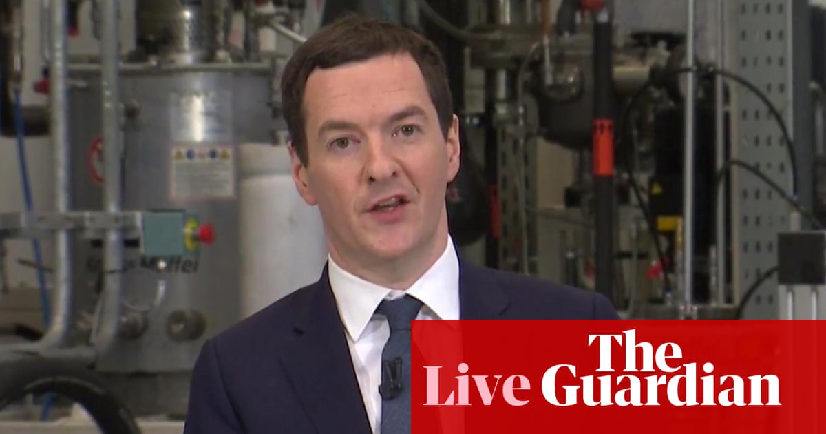 George Osborne: Brexit would force income tax up by 8p in pound - Politics live George Osborne: Brexit would force income tax up by 8p in pound - Politics live