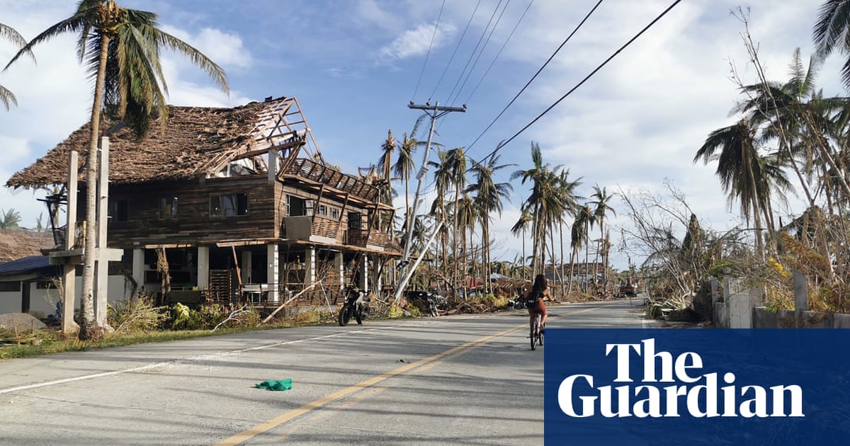 Philippine surfing paradise Siargao wiped out by typhoon just as tourists return