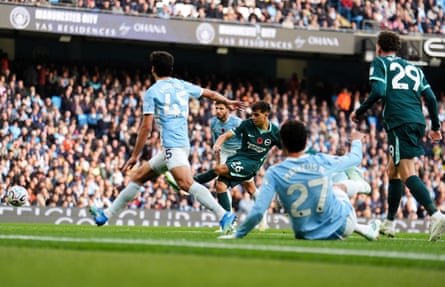Yasin Ayari opens the scoring in the first half