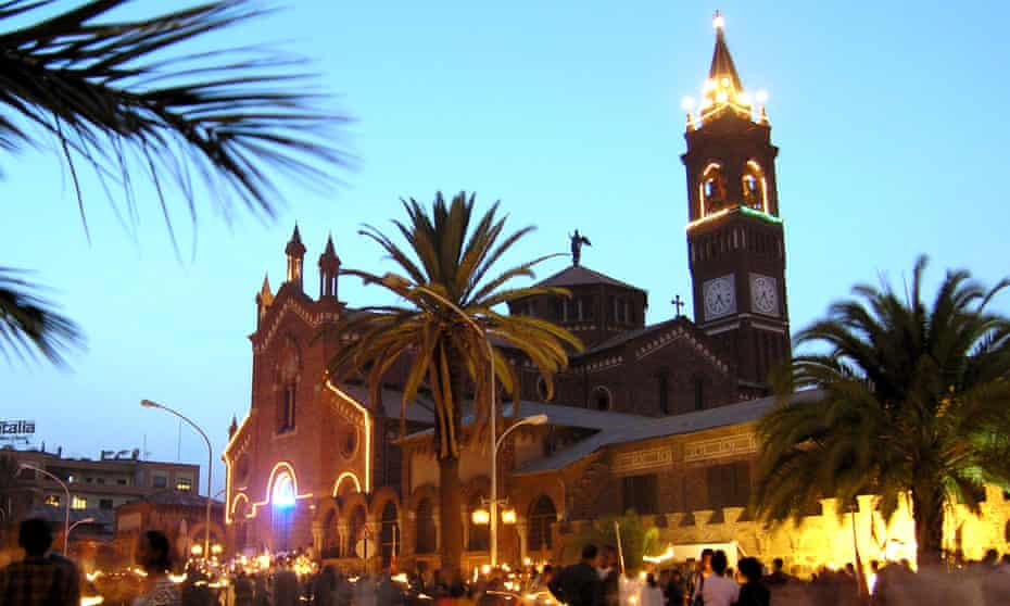 Asmara’s Catholic Cathedral, an example of the city’s Italian heritage