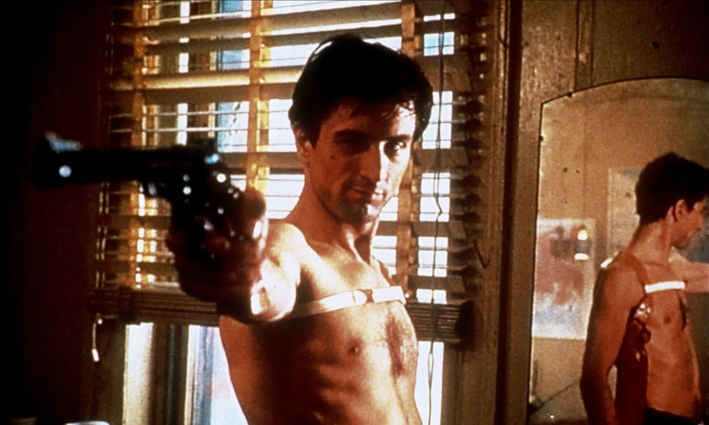 ‘Some day a real rain will come’ … Robert De Niro as Travis Bickle in Taxi Driver.