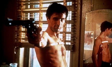 Robert De Niro as Travis Bickle in Taxi Driver.