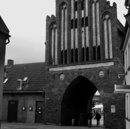Brick built gothic arch