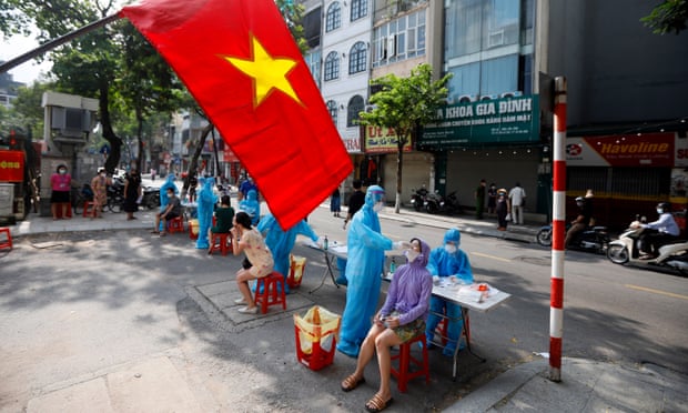 COVID-19 testing in Hanoi, Vietnam