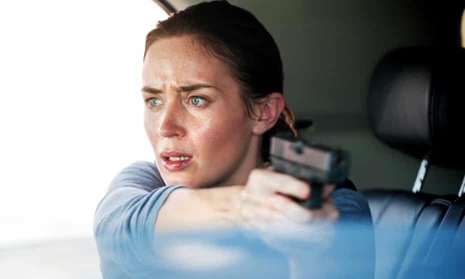 Emily Blunt in Sicario … ‘Her arc was complete,’ said Taylor Sheridan. 