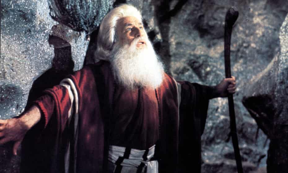 Mel Brooks as Moses in A History of the World: Part I.
