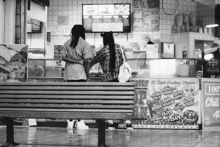 Date Day. A young couple treats themselves to baked sweets at one of few open stands at Red Bird Mall. The mall, located in South Dallas, is currently under renovation, after going through a series of name changes and closures.
